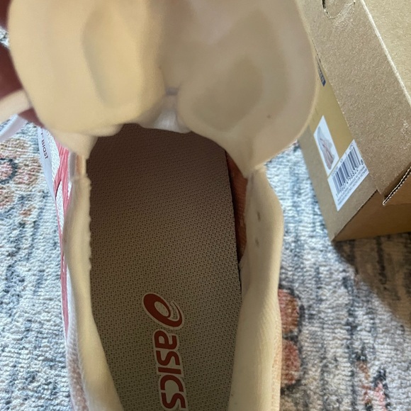 ASICS Dynablast 3 White/Light Garnet Women's Shoes - Picture 3 of 4